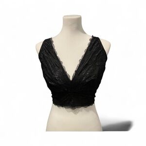 NWT Cosabella Paradiso Curvy Plungie Bra, black, Medium